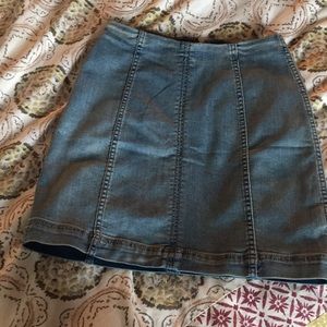 Light Denim mini skirt
